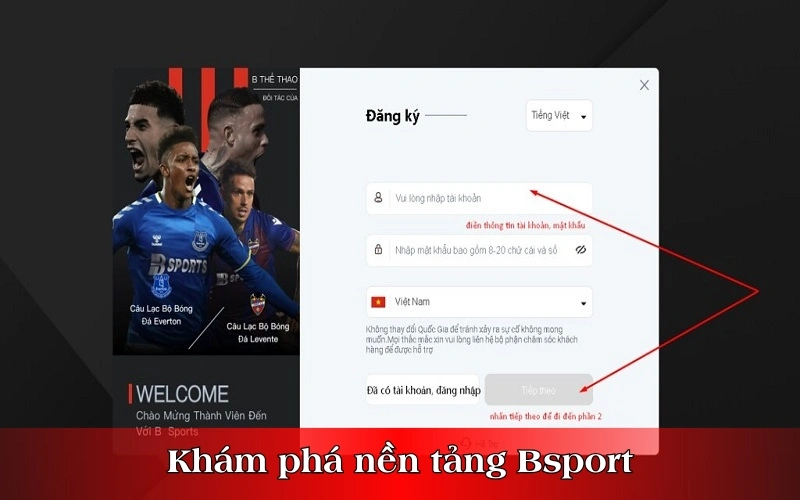 Khám phá nền tảng Bsport