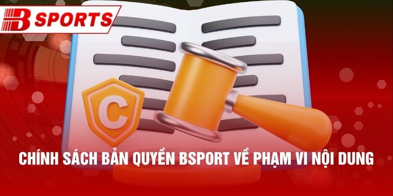 Chính sách bản quyền Bsport về phạm vi nội dung